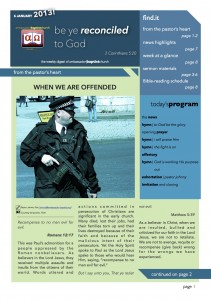 CLARITY: The Weekly Digest of Ambassador Baptist Church - 6 January 2013
