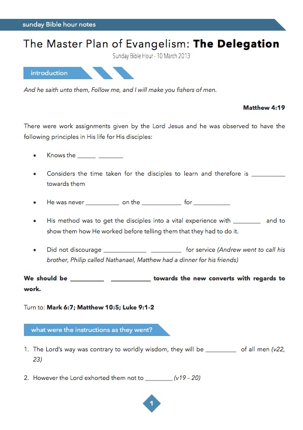 SBH 27 JAN 13 Notes